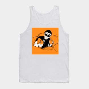 bed and selfies ecopop comic and fun artbook Tank Top